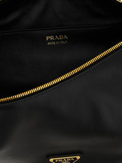 Prada Black Calfskin Shoulder Bag