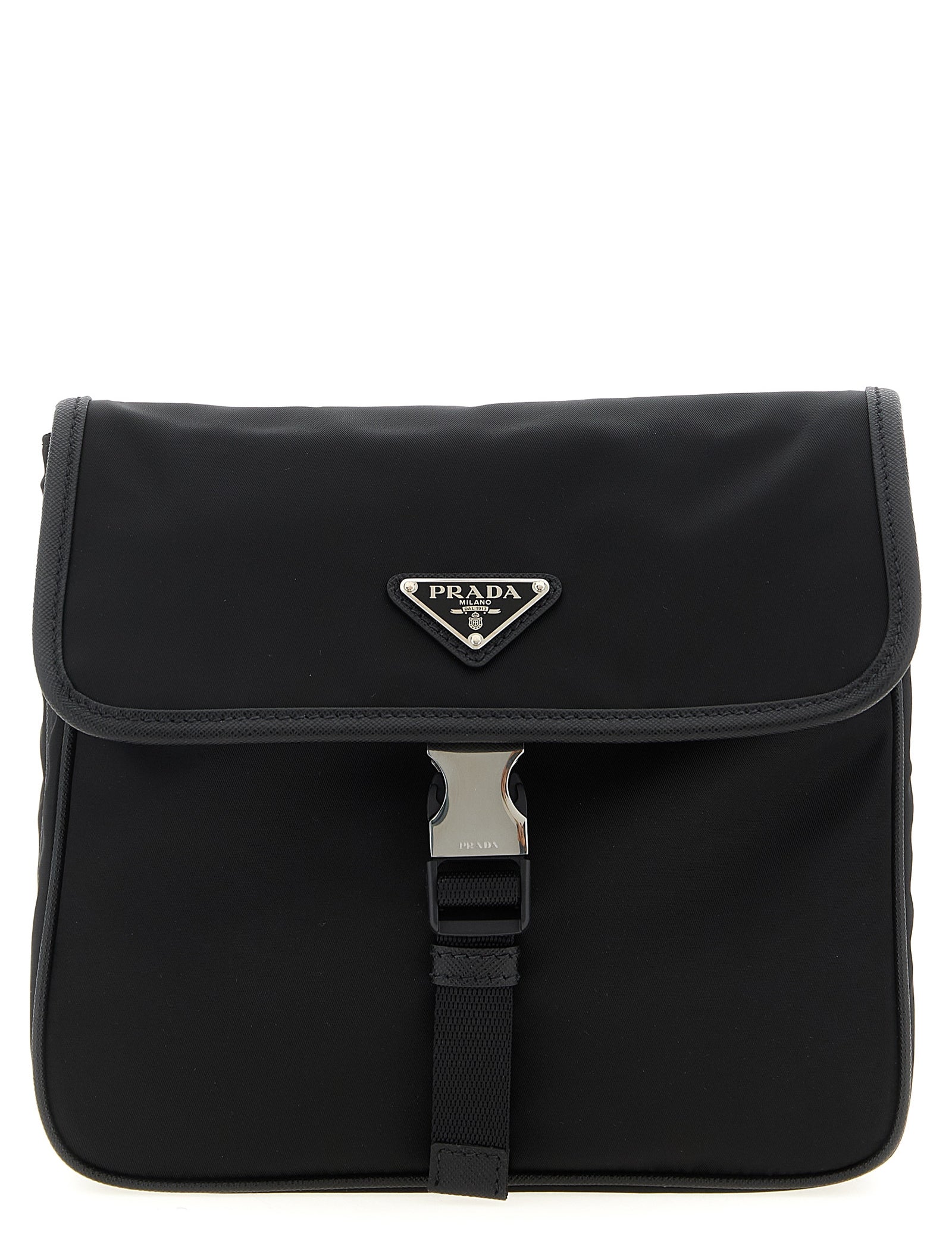 Prada Black Recycled Polyamide Crossbody Bag