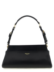 Prada Black Calfskin Shoulder Bag