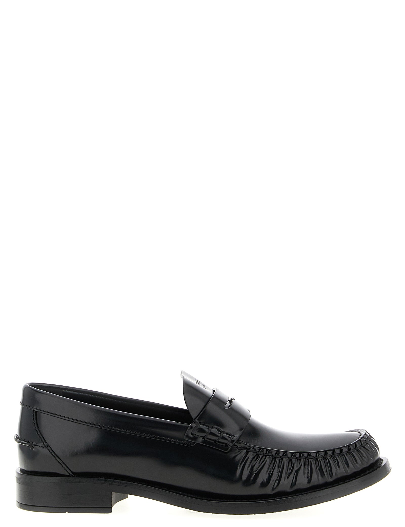 Prada Black Calfskin Loafers