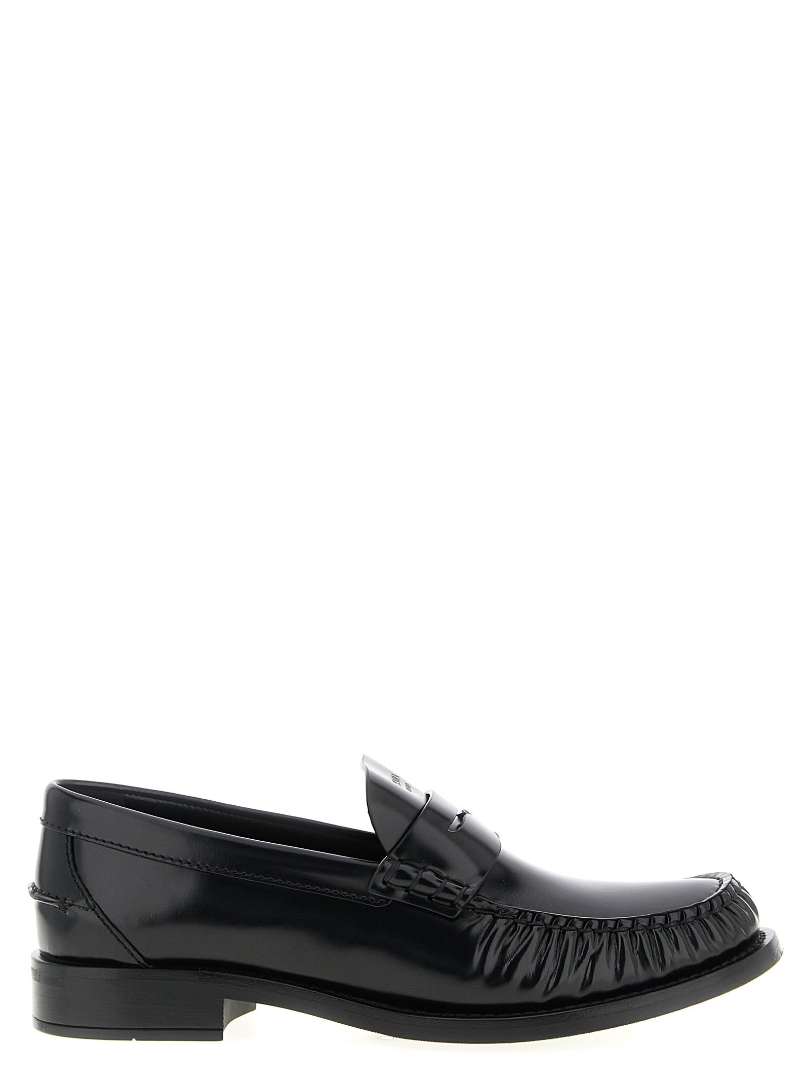 Prada Black Calfskin Loafers