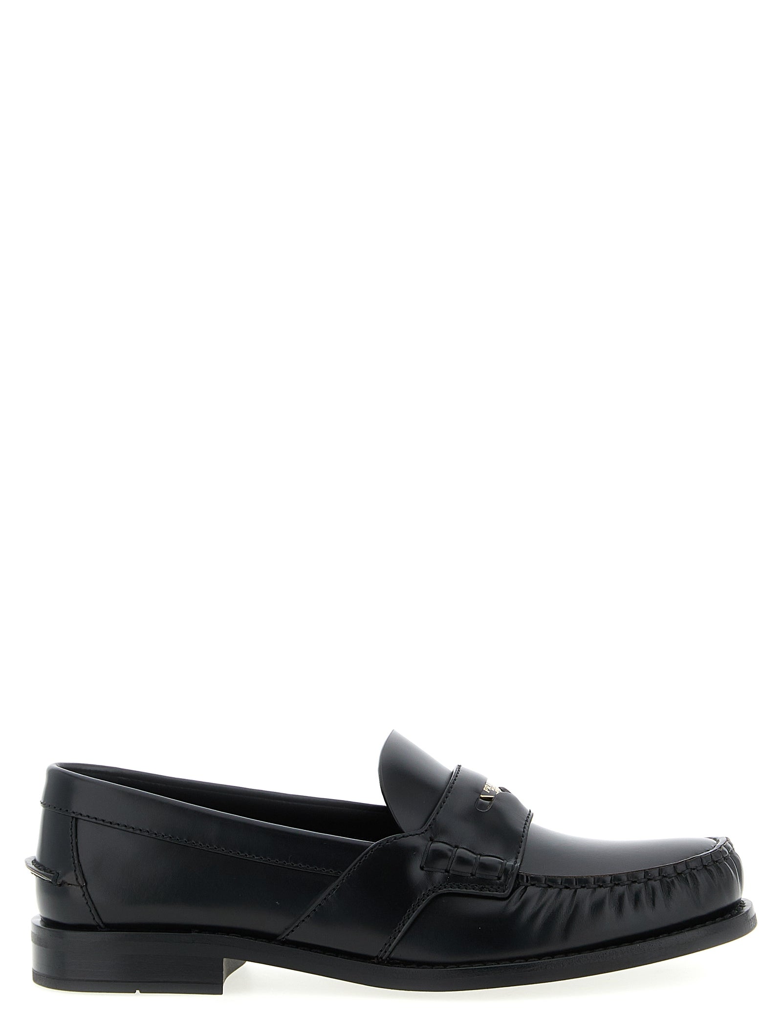 Prada Black Calfskin Loafers