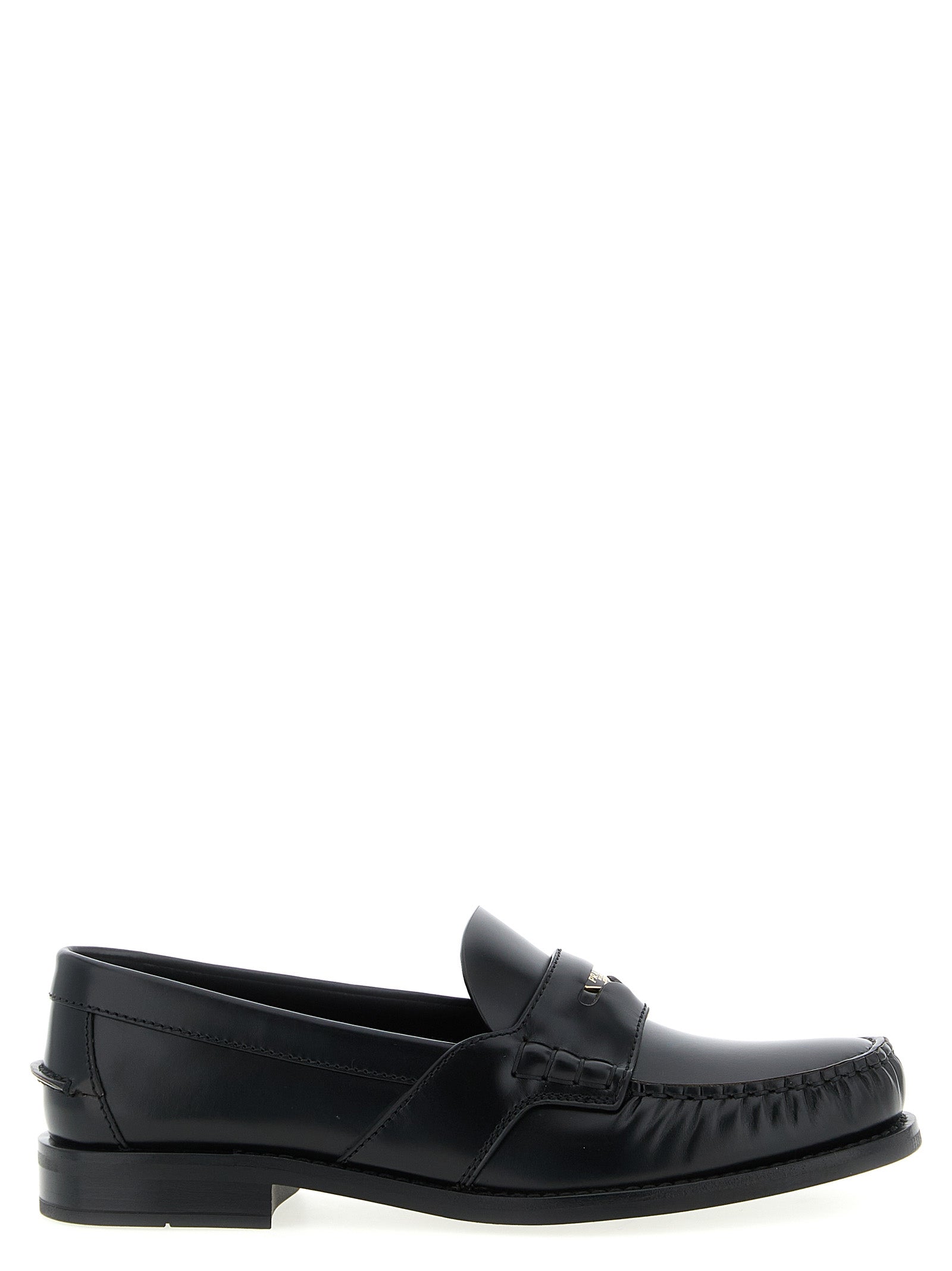 Prada Black Calfskin Loafers