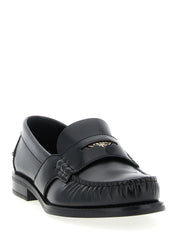Prada Black Calfskin Loafers