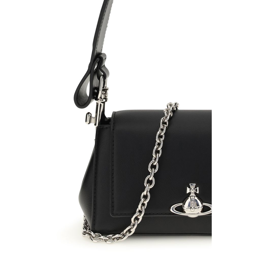 Vivienne Westwood Black Faux leather Shoulder Bag