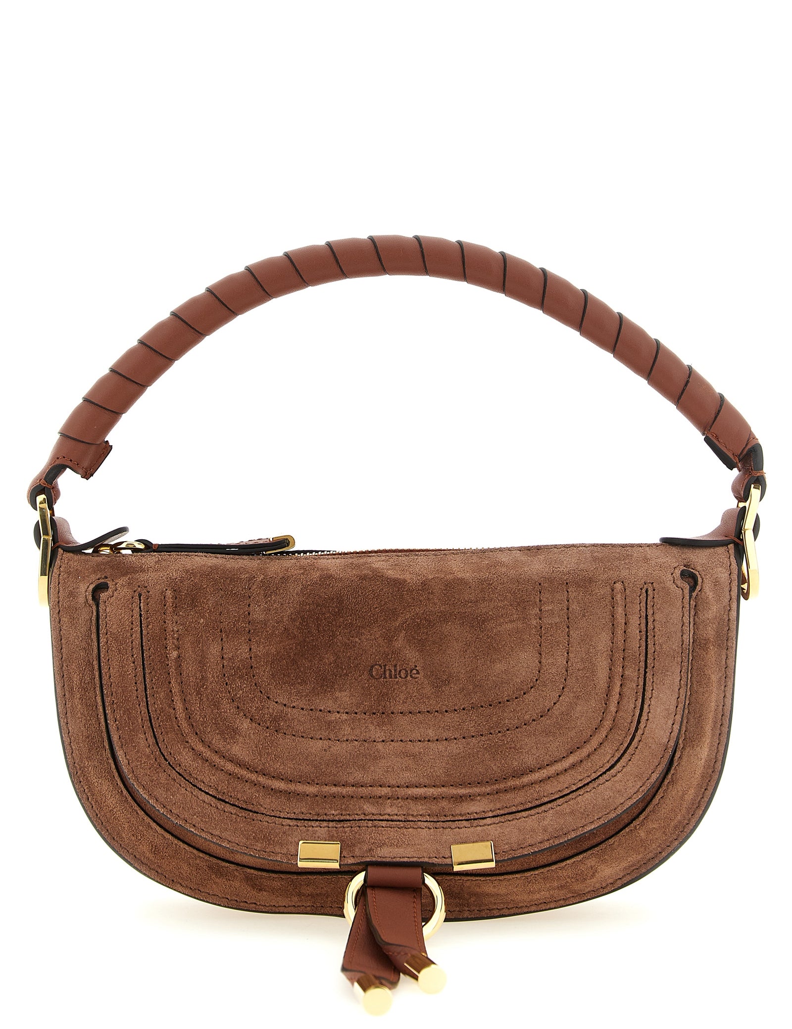 Chloé Brown Calfskin Shoulder Bag