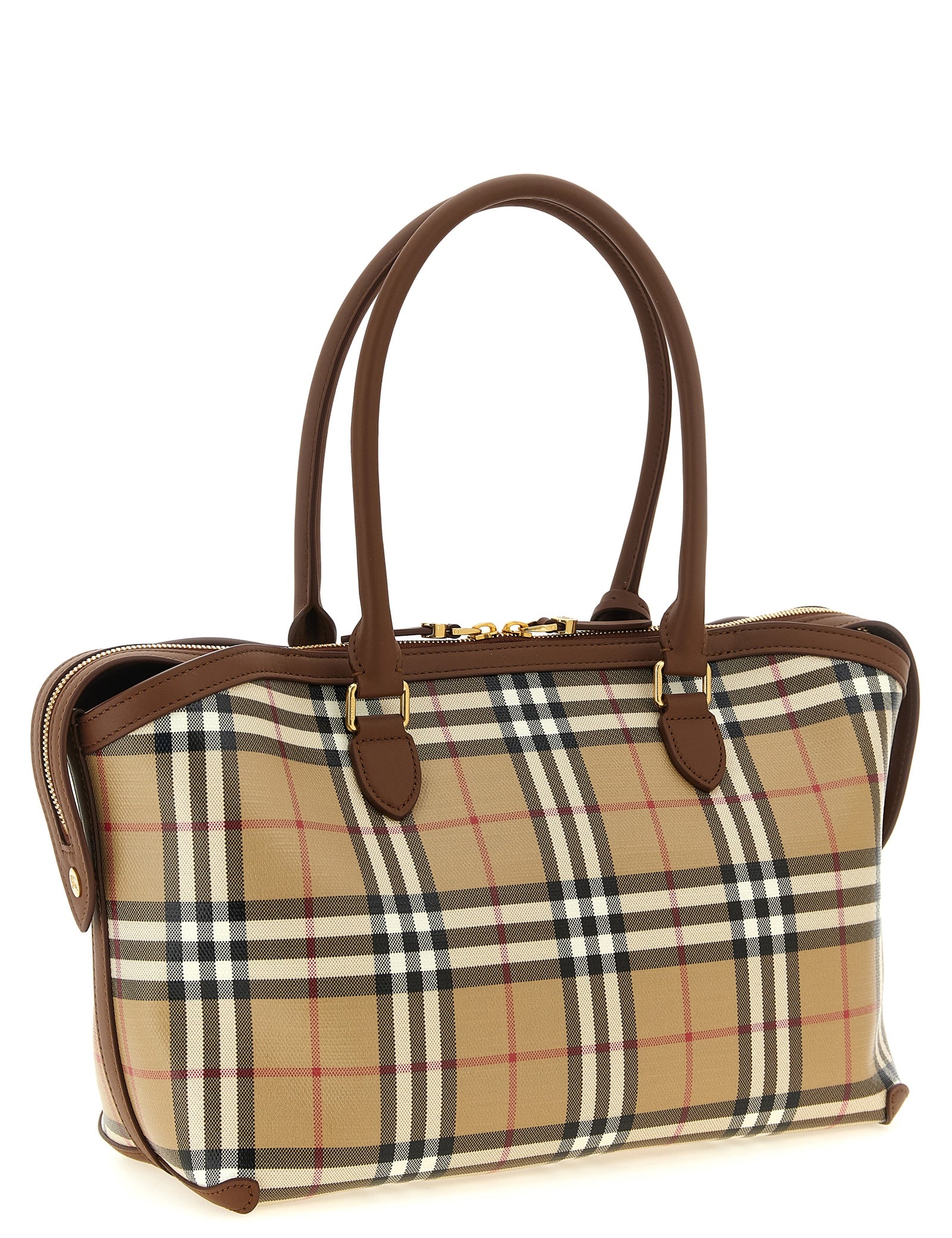 Burberry Beige Cotton Tote Bag