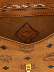 MCM Brown Polyurethane Shoulder Bag
