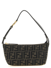 Fendi Brown Polyester Clutch