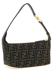 Fendi Brown Polyester Clutch