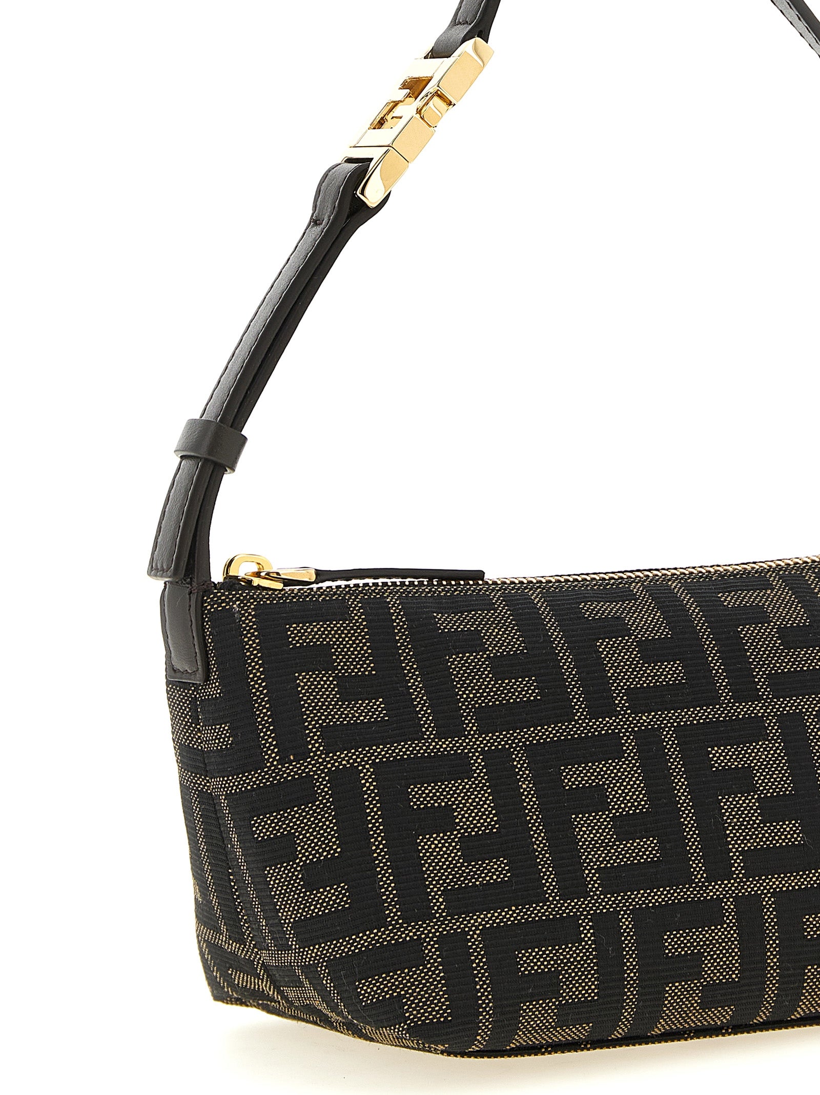 Fendi Brown Polyester Clutch