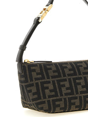 Fendi Brown Polyester Clutch