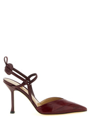 Fendi Bordeaux Lamb Leather Pumps