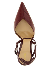 Fendi Bordeaux Lamb Leather Pumps