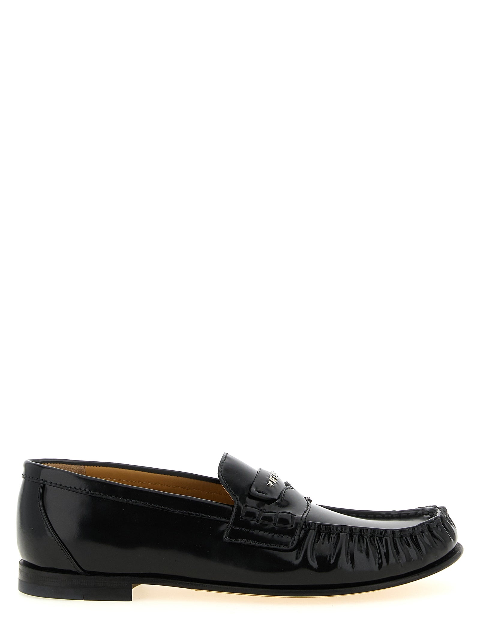 Fendi Black Calfskin Loafers