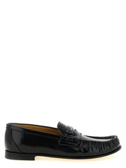 Fendi Black Calfskin Loafers
