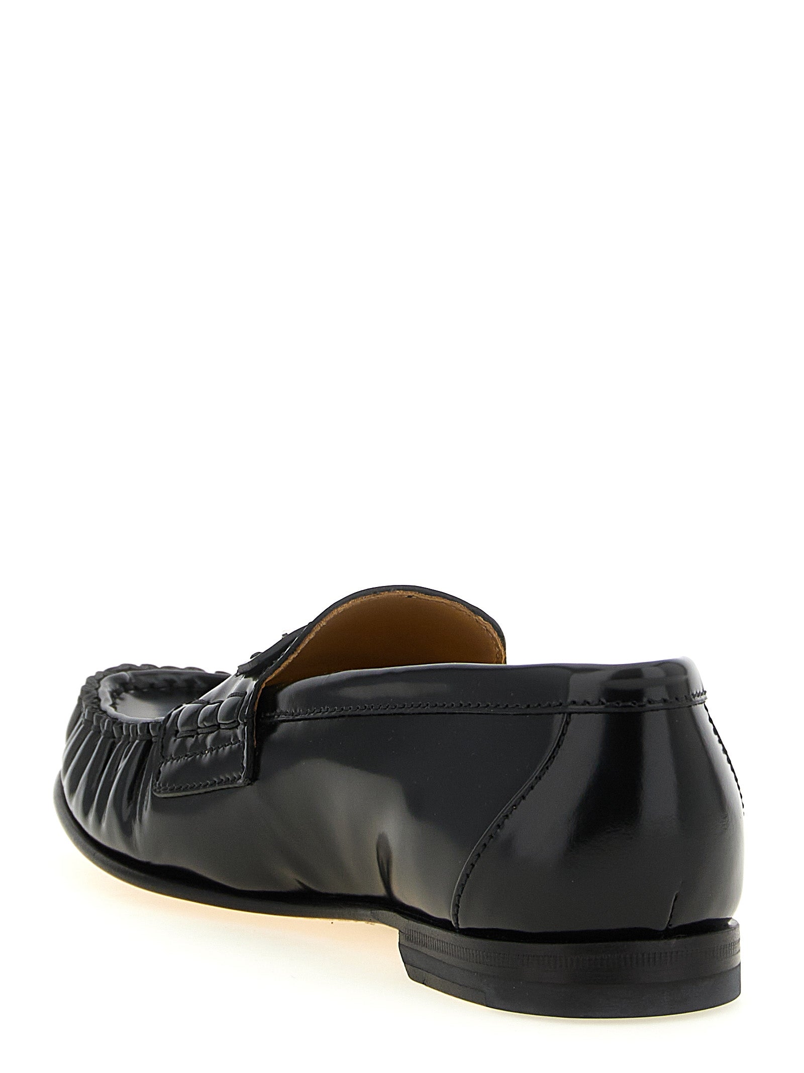 Fendi Black Calfskin Loafers