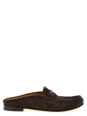 Fendi Brown Calfskin Loafers