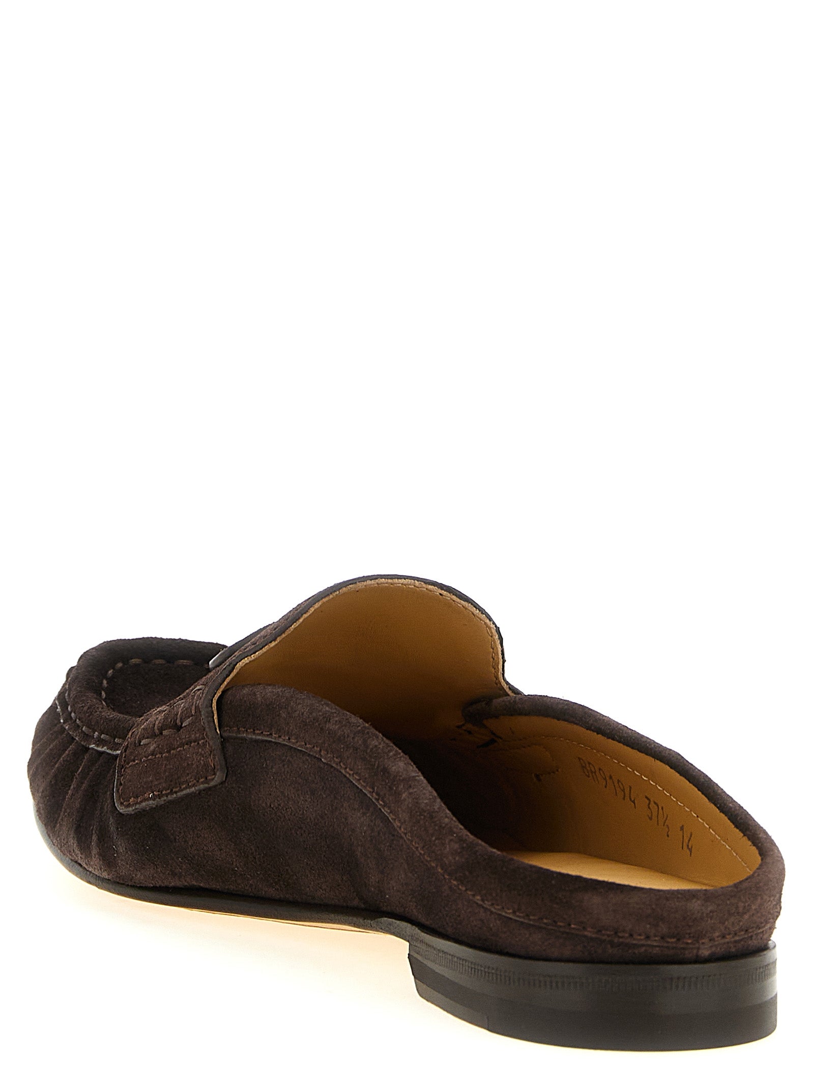 Fendi Brown Calfskin Loafers