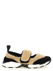Marni White/Black Lamb Leather Chunky Sneakers