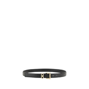 Ferragamo Black Calf Leather Belt