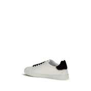 Dolce & Gabbana White Calf Leather Low Top Sneakers