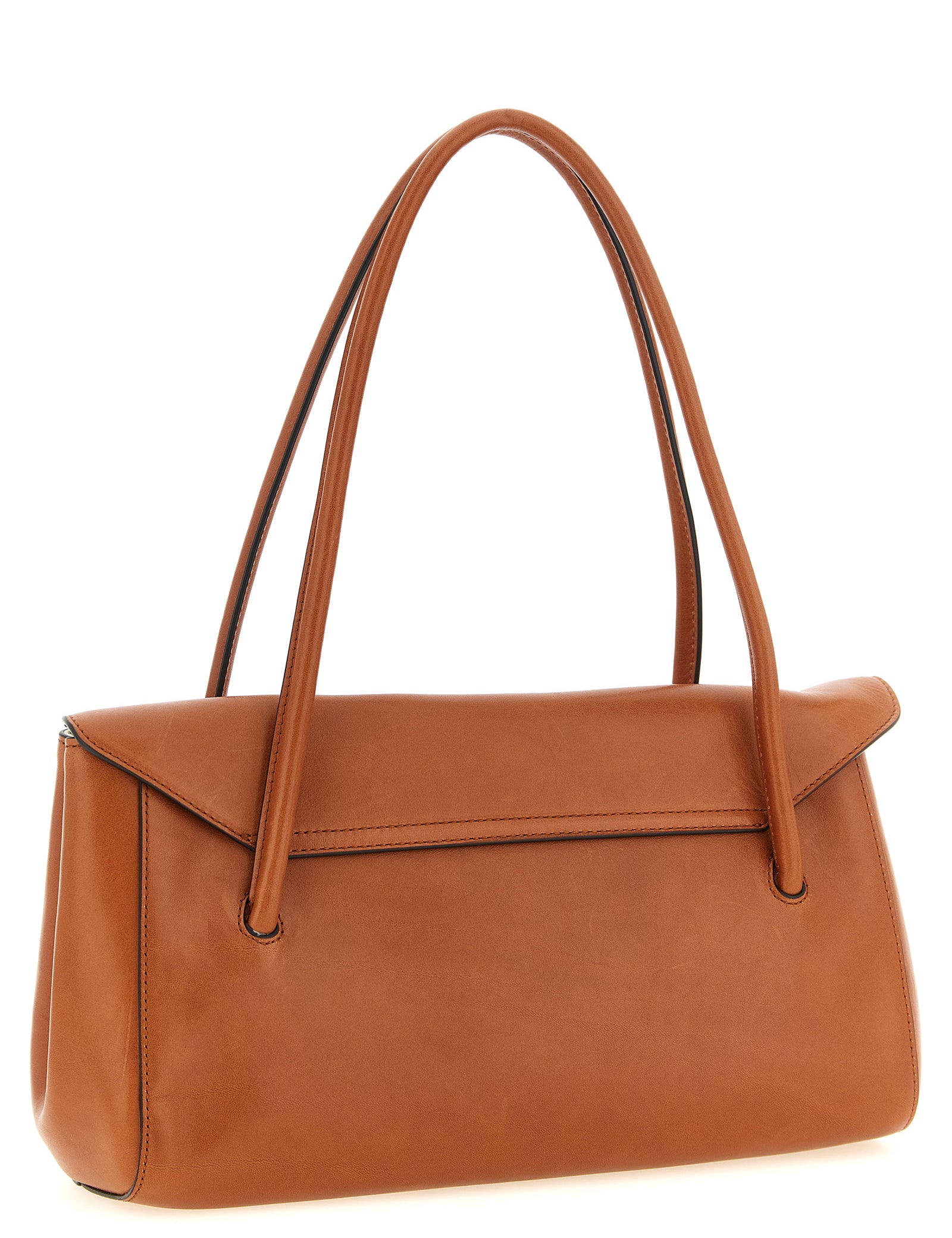 Marni Brown Calfskin Shoulder Bag
