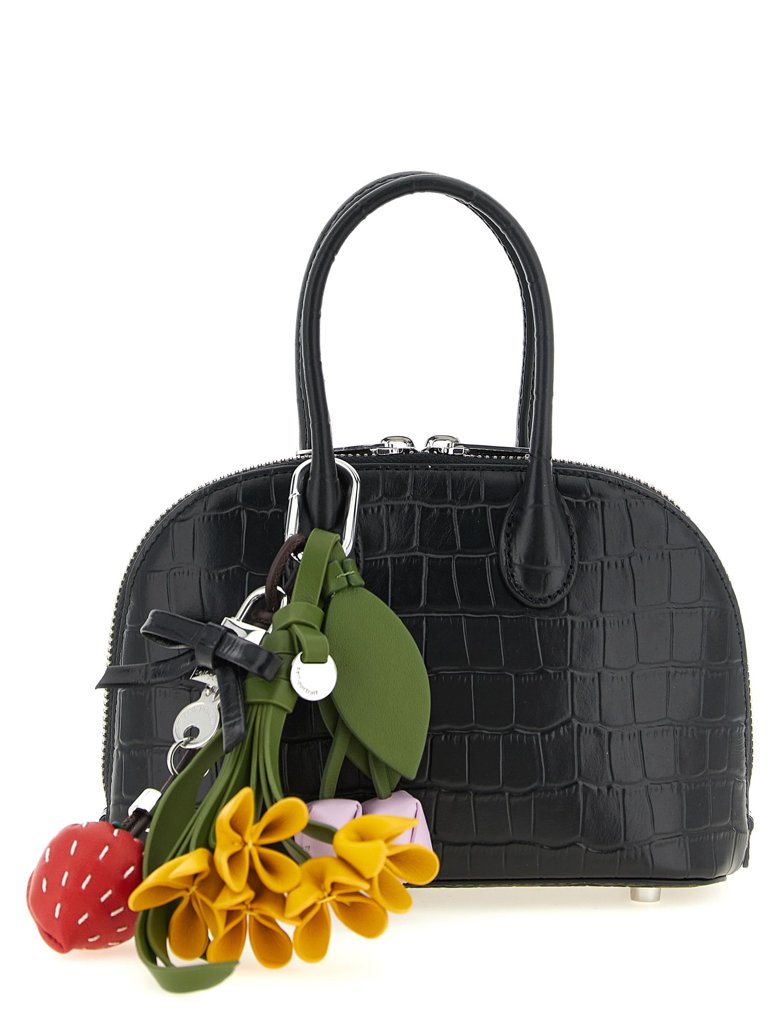 Self-Portrait Black Cowhide Handbag