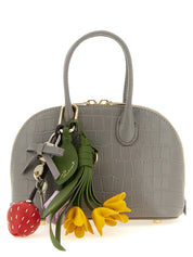 Self-Portrait Gray Leather Handbag