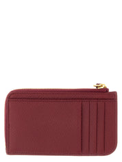 Valentino Garavani Bordeaux Lamb Leather Wallets & Card Holders