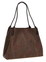 Etro Brown Cotton Shopping Bag