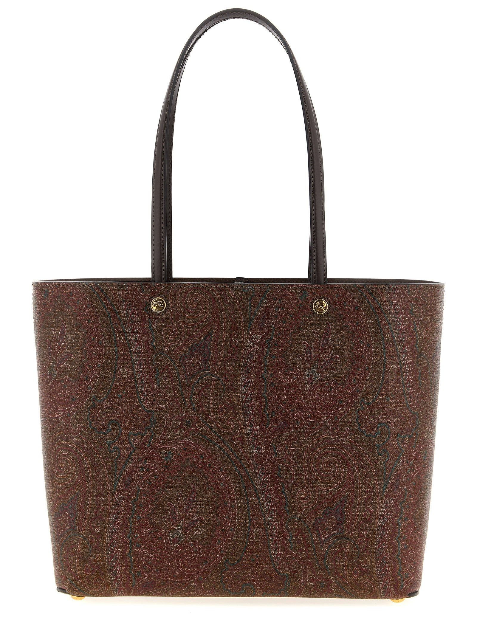 Etro Brown Cotton Tote Bag