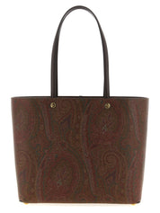 Etro Brown Cotton Tote Bag