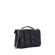 Saint Laurent Black Lambskin Shoulder Bag