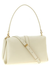 Ferragamo White Calfskin Shoulder Bag