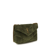 Saint Laurent Suede Shoulder Bag