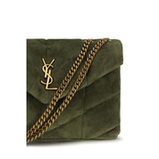 Saint Laurent Suede Shoulder Bag