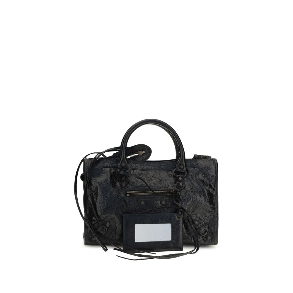 Balenciaga Black Lambskin Handbag
