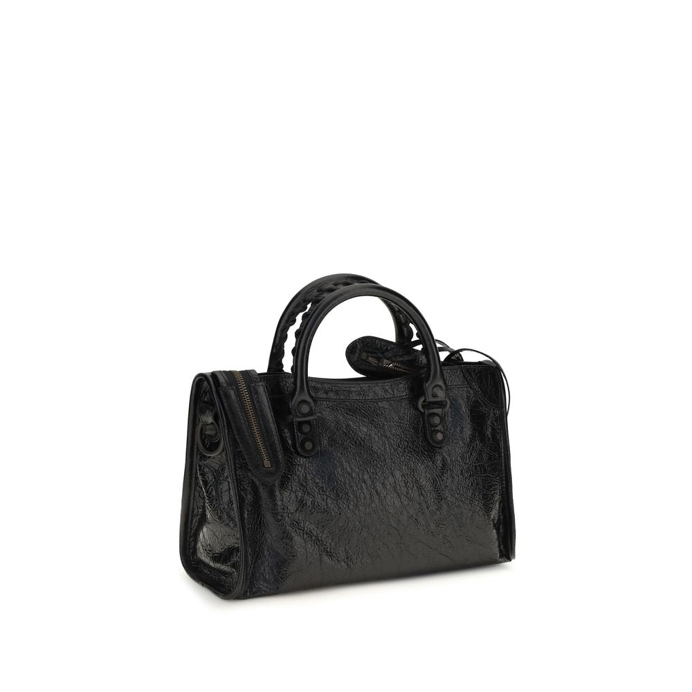 Balenciaga Black Lambskin Handbag
