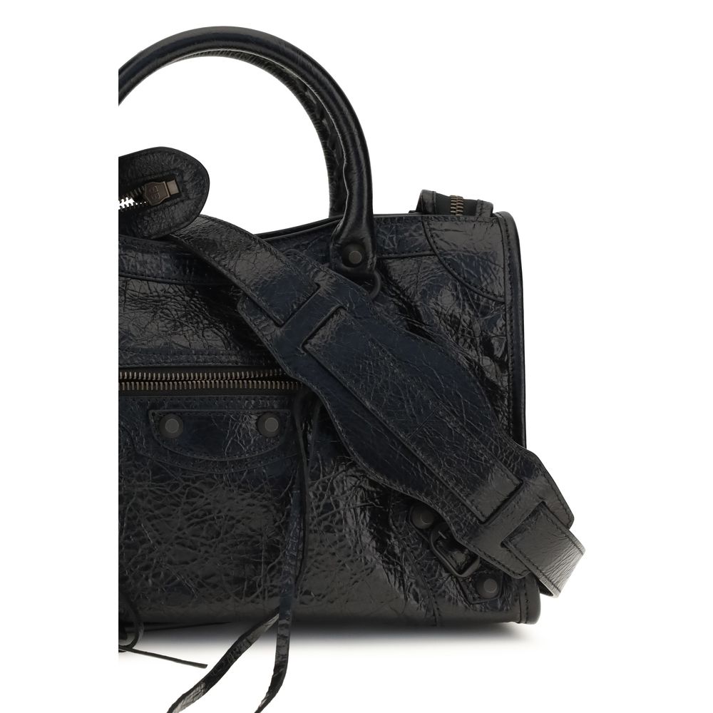 Balenciaga Black Lambskin Handbag