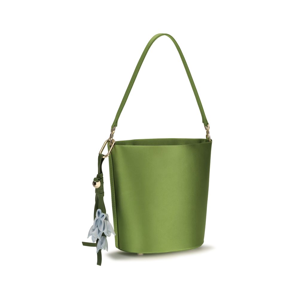 Self-Portrait Bicolor Polyester Bucket Bag