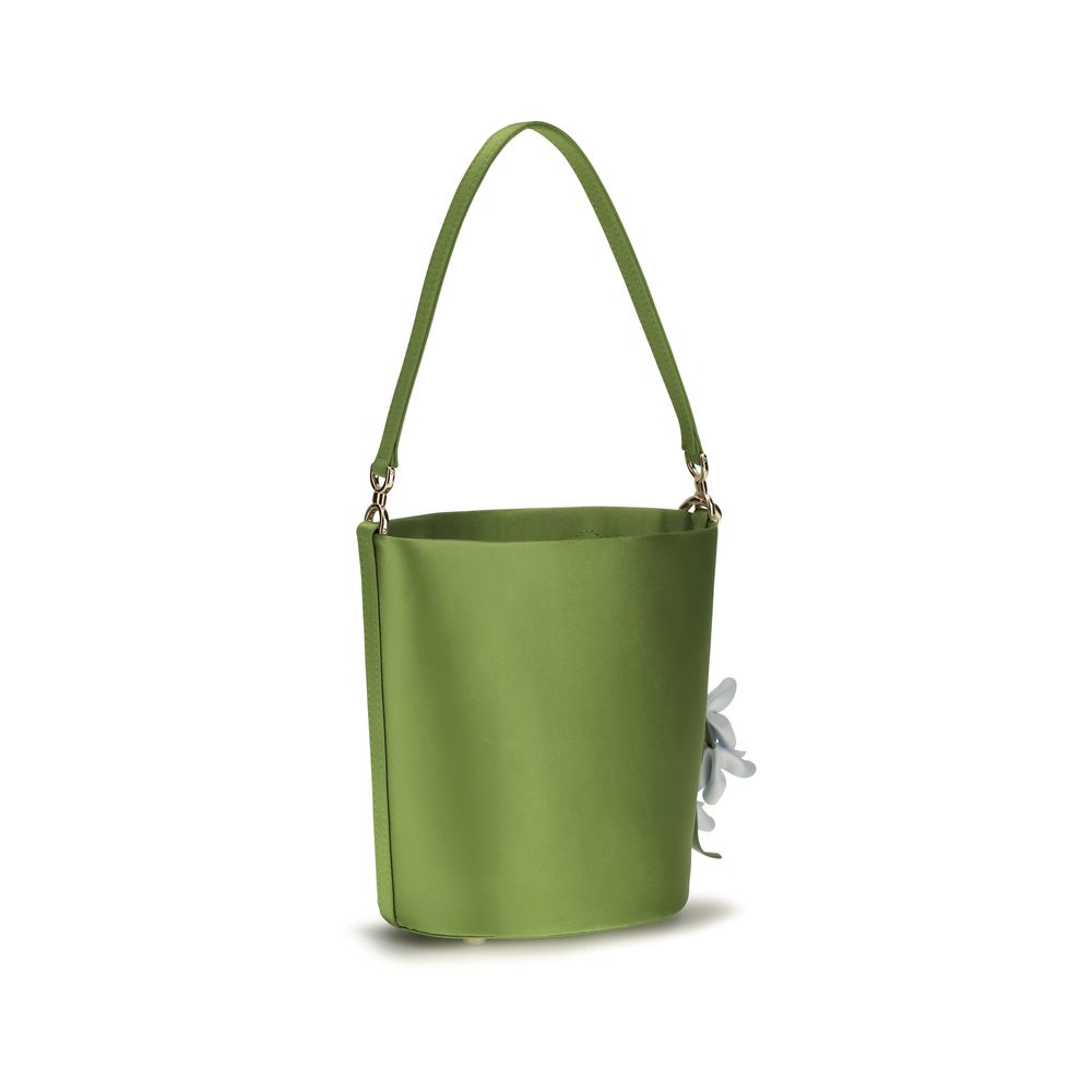 Self-Portrait Bicolor Polyester Bucket Bag