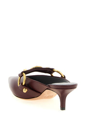 Balenciaga Bordeaux Calfskin Mule