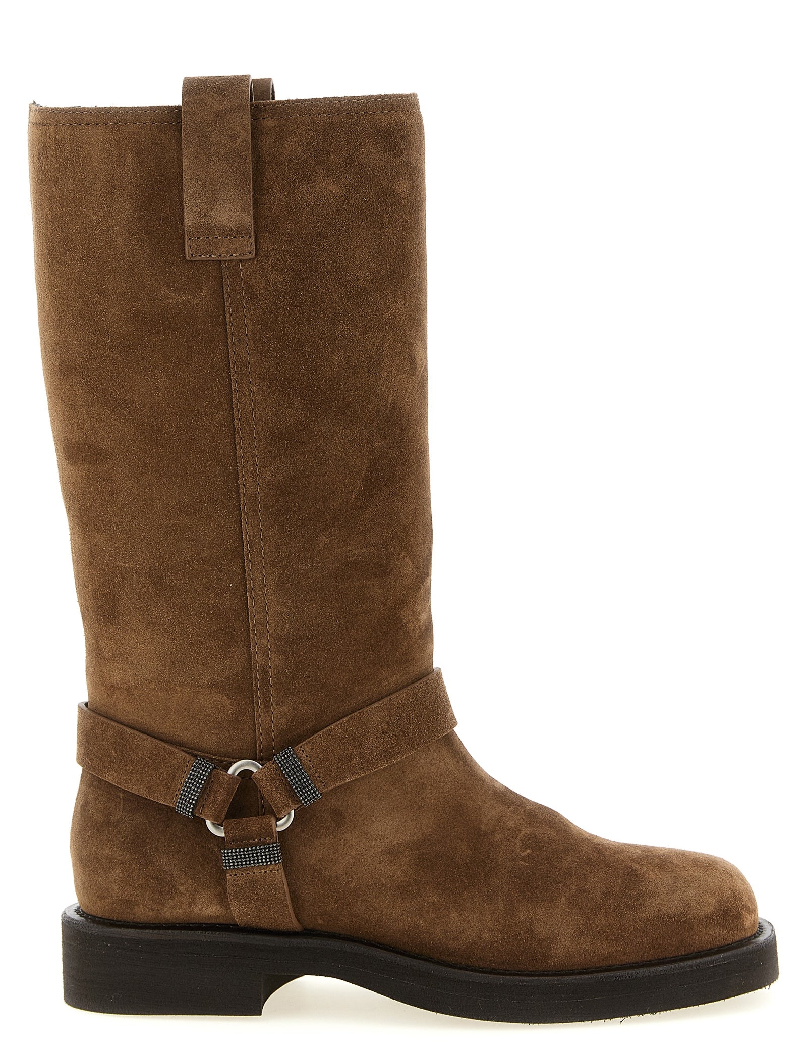 Brunello Cucinelli Brown Calfskin Boots