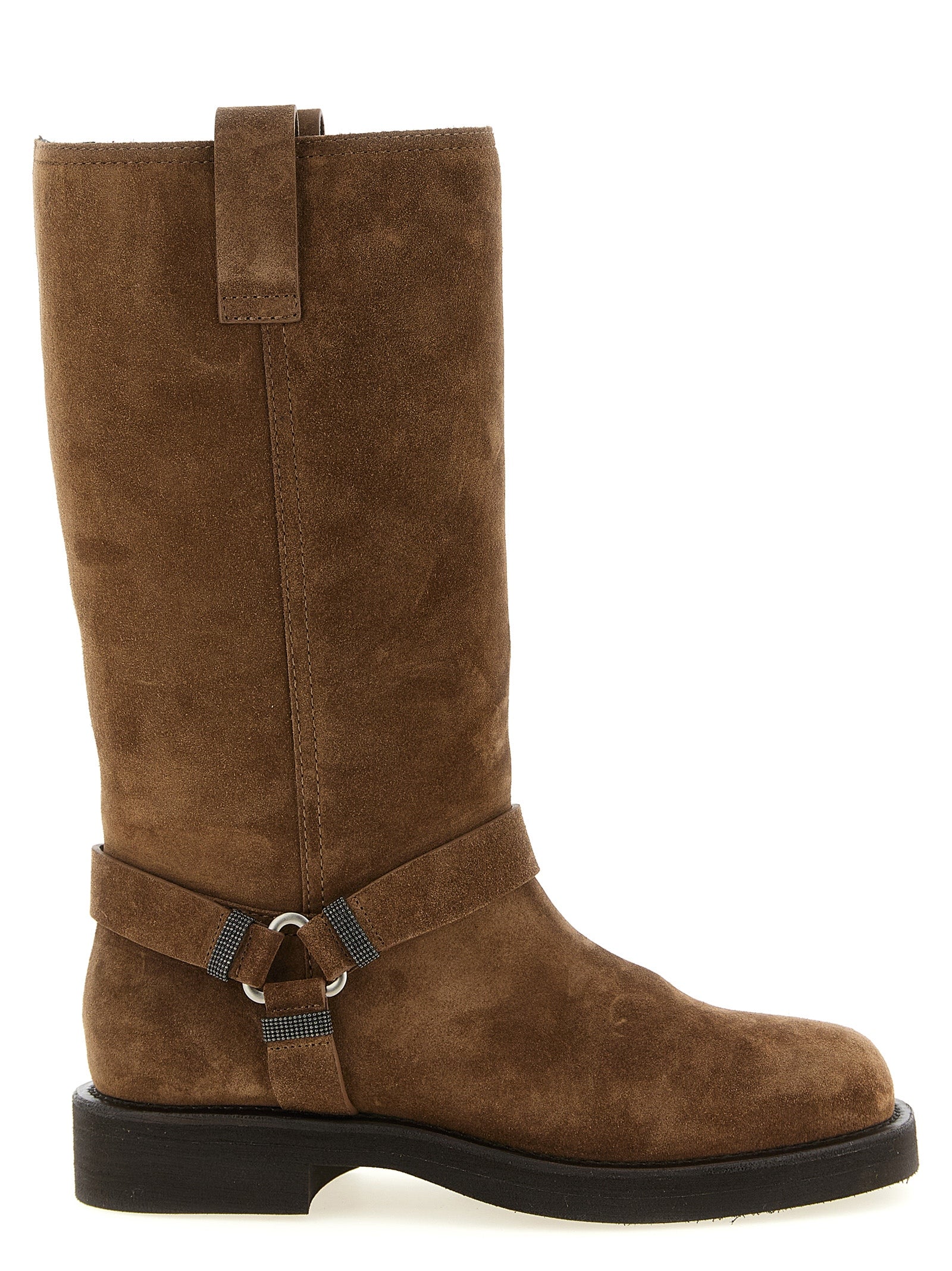 Brunello Cucinelli Brown Calfskin Boots