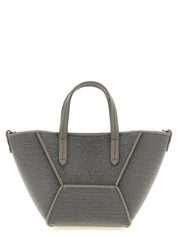 Brunello Cucinelli Gray Calfskin Handbag
