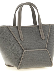 Brunello Cucinelli Gray Calfskin Handbag