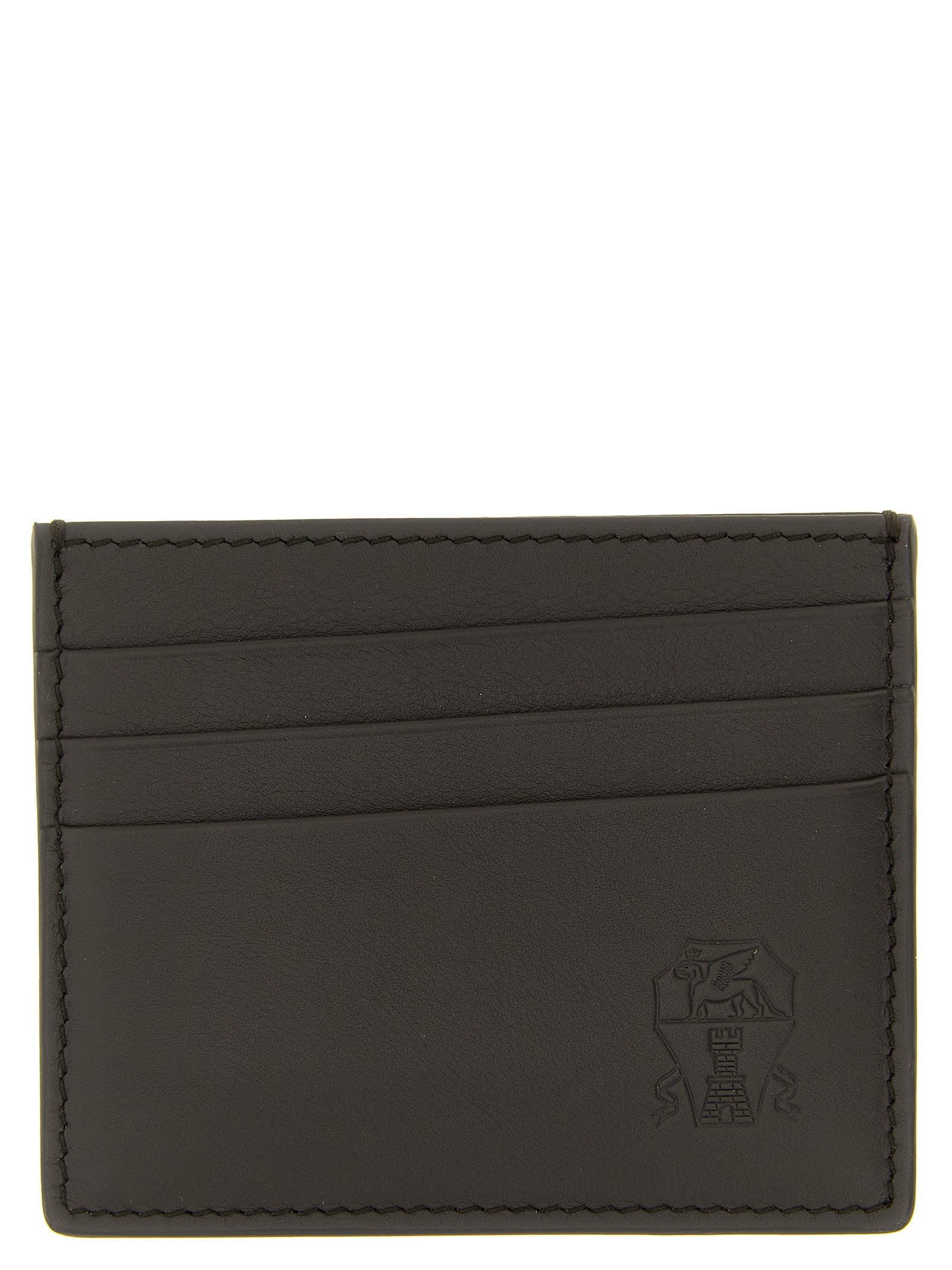 Brunello Cucinelli Black Calfskin Wallets &amp; Cardholders