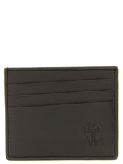 Brunello Cucinelli Black Calfskin Wallets & Cardholders