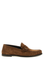 Saint Laurent Brown Calfskin Loafers